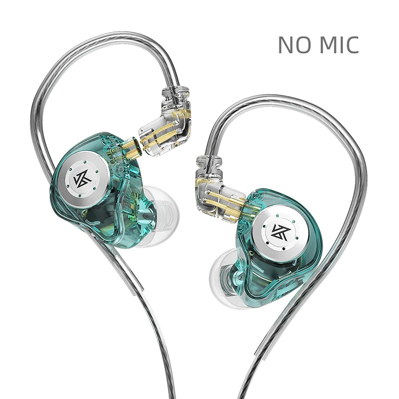 KZ EDX PRO Fones De Ouvido Dinâmicos HIFI Baixo com microfone