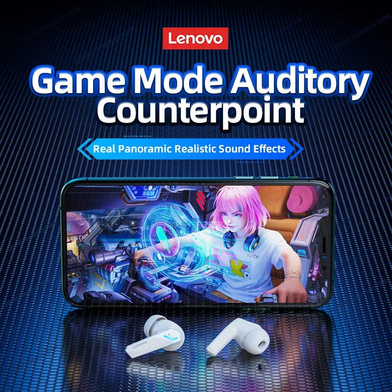 Fone De Ouvido Bluetooth Original Lenovo Gm2 Tws Lançamento