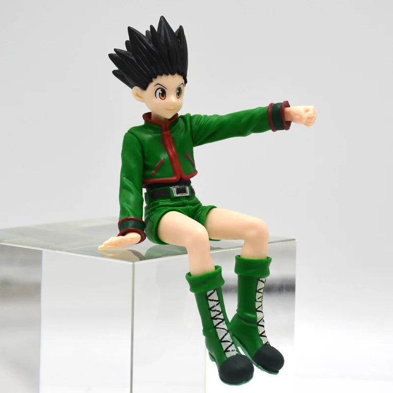 Figura Hunter x Hunter 13cm – Gon, Kurapika, Alluka e Chrollo | Colecionáveis Anime em PVC para Presente ou Decoração