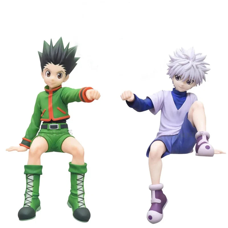 Figura Hunter x Hunter 13cm – Gon, Kurapika, Alluka e Chrollo | Colecionáveis Anime em PVC para Presente ou Decoração