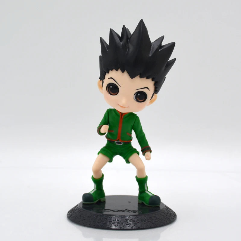 Figura Hunter x Hunter 13cm – Gon, Kurapika, Alluka e Chrollo | Colecionáveis Anime em PVC para Presente ou Decoração