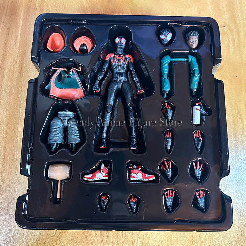 Homem Aranha Action Figure Miles Morales Aranha Verso