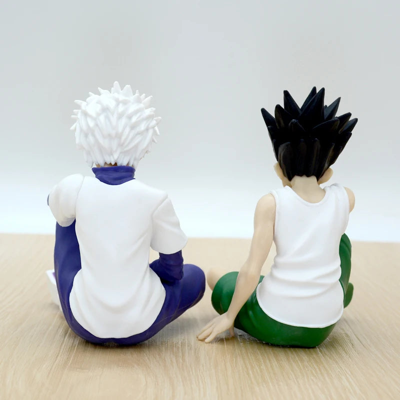 Figura Hunter x Hunter 13cm – Gon, Kurapika, Alluka e Chrollo | Colecionáveis Anime em PVC para Presente ou Decoração