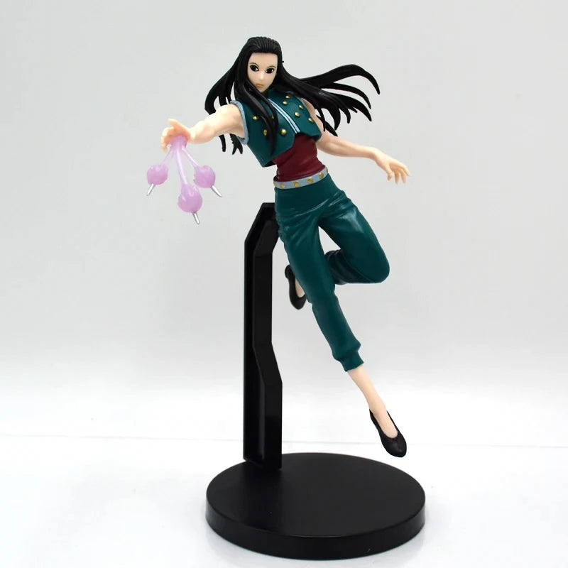 Figura Hunter x Hunter 13cm – Gon, Kurapika, Alluka e Chrollo | Colecionáveis Anime em PVC para Presente ou Decoração
