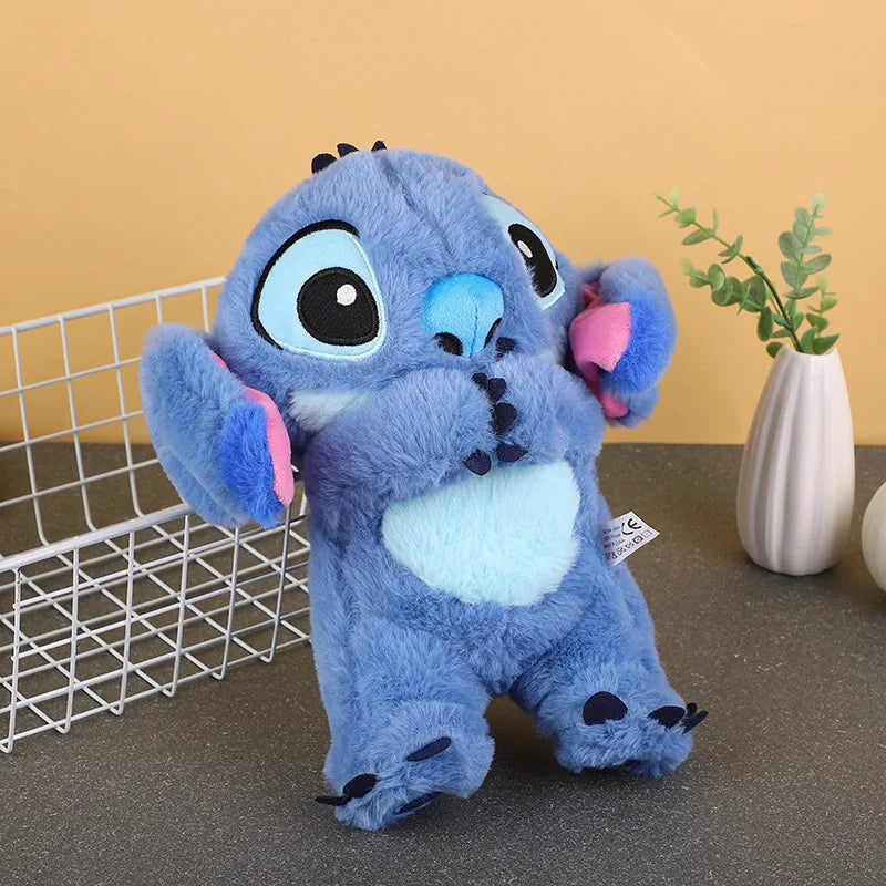 Pelúcia Stitch Rosa com Luz e Música – Brinquedo Kawaii Infantil para Dormir | Presente Fofo para Crianças