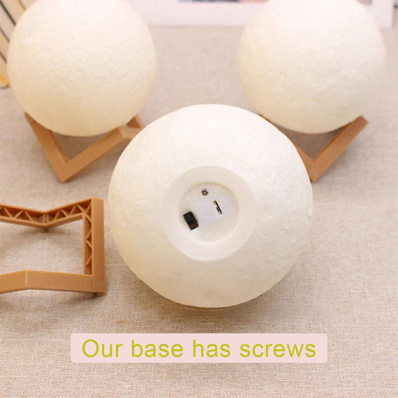 Moon Light LED Galáxia – Luminária Lunar Criativa | Presente Infantil e Decoração de Quarto