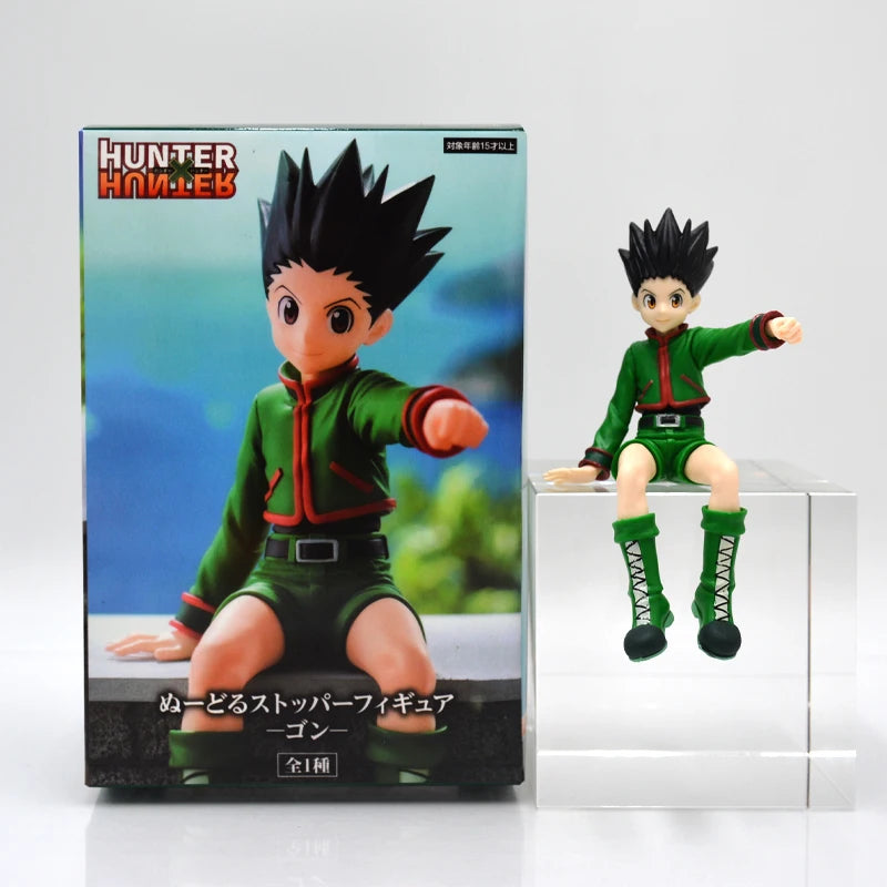 Figura Hunter x Hunter 13cm – Gon, Kurapika, Alluka e Chrollo | Colecionáveis Anime em PVC para Presente ou Decoração