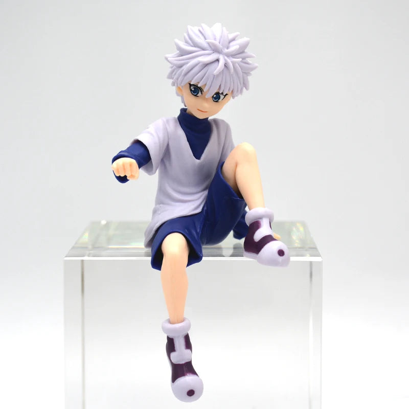Figura Hunter x Hunter 13cm – Gon, Kurapika, Alluka e Chrollo | Colecionáveis Anime em PVC para Presente ou Decoração