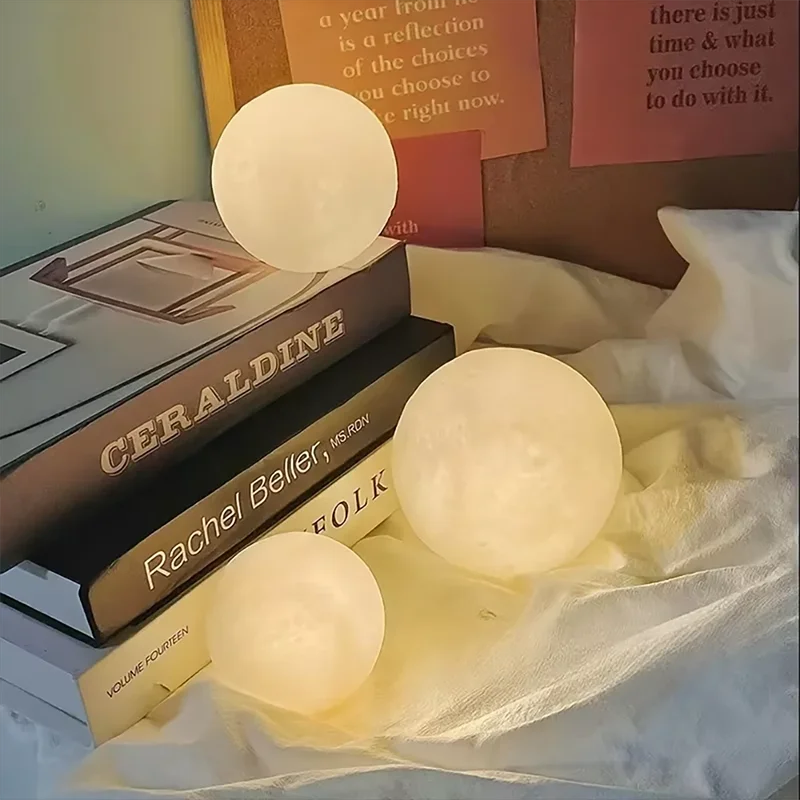 Moon Light LED Galáxia – Luminária Lunar Criativa | Presente Infantil e Decoração de Quarto