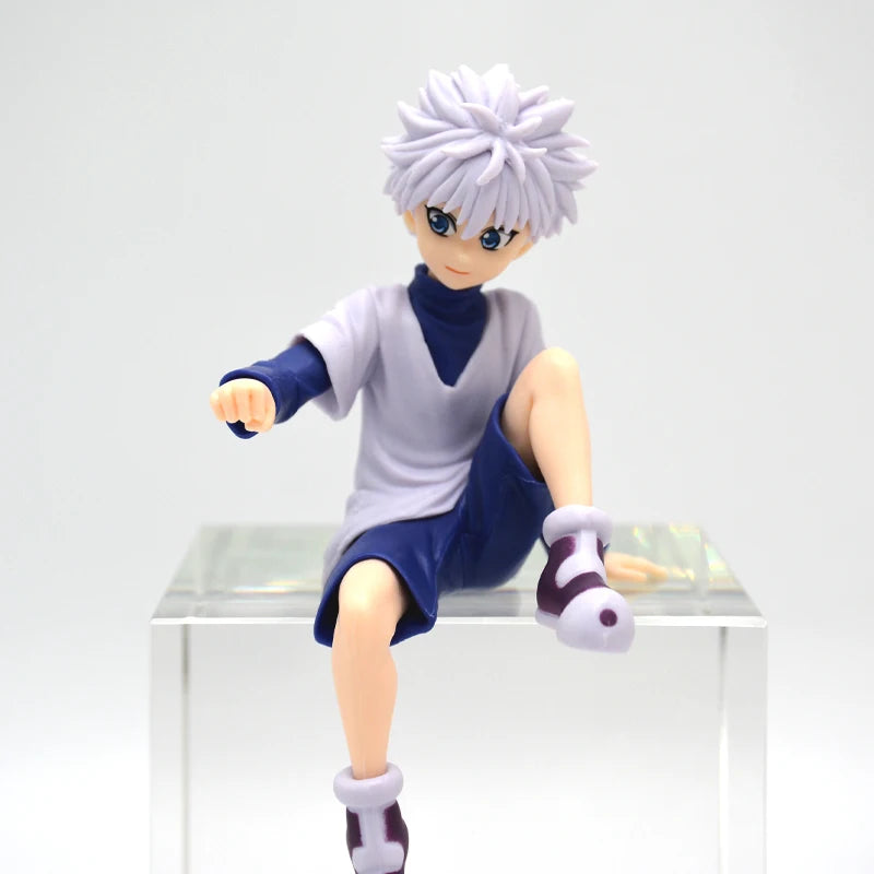 Figura Hunter x Hunter 13cm – Gon, Kurapika, Alluka e Chrollo | Colecionáveis Anime em PVC para Presente ou Decoração