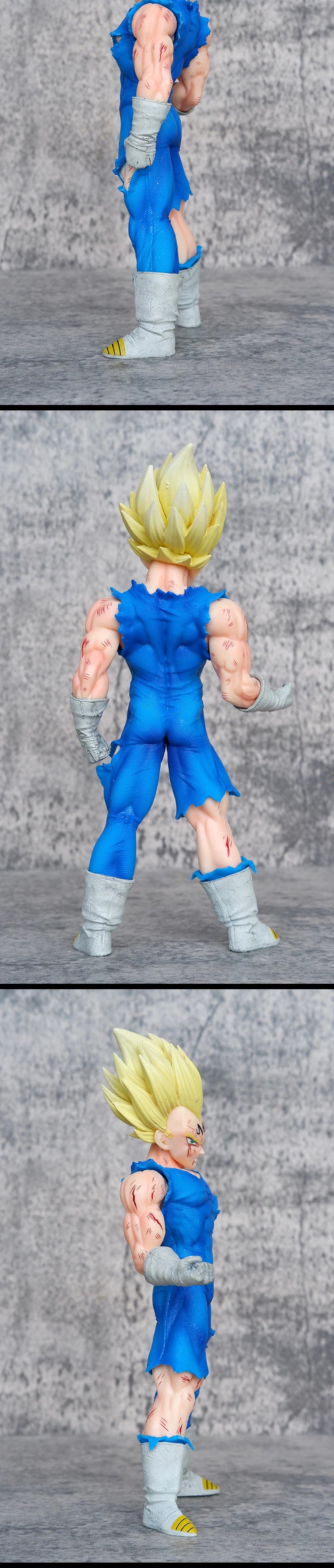 Figura Majin Vegeta Dragon Ball Z – 20cm | Colecionável PVC Super Saiyajin para Presentes e Decoração