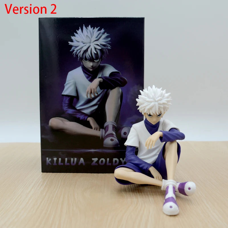 Figura Hunter x Hunter 13cm – Gon, Kurapika, Alluka e Chrollo | Colecionáveis Anime em PVC para Presente ou Decoração