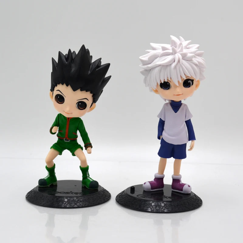 Figura Hunter x Hunter 13cm – Gon, Kurapika, Alluka e Chrollo | Colecionáveis Anime em PVC para Presente ou Decoração