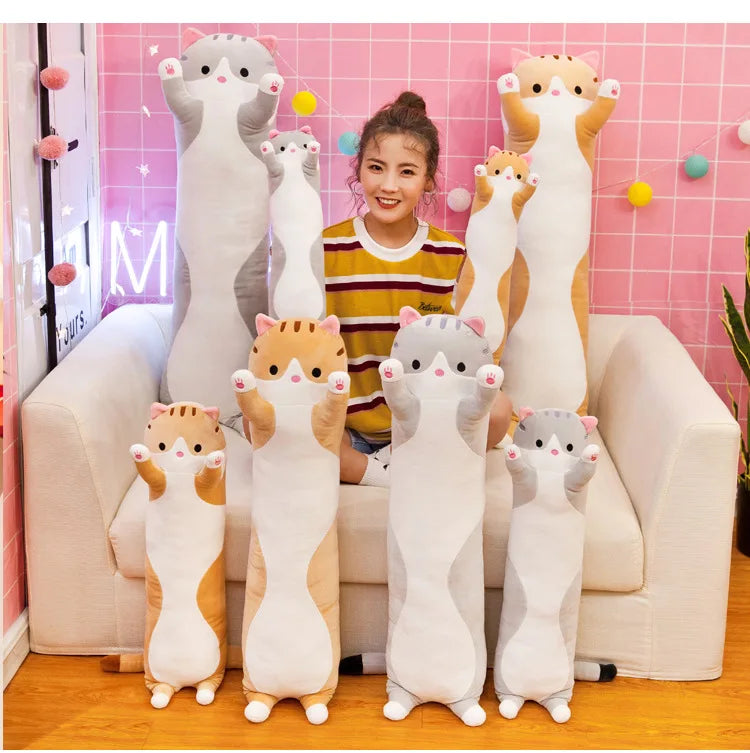Gatinho Travesseiro Almofada Pelúcia Antialérgica