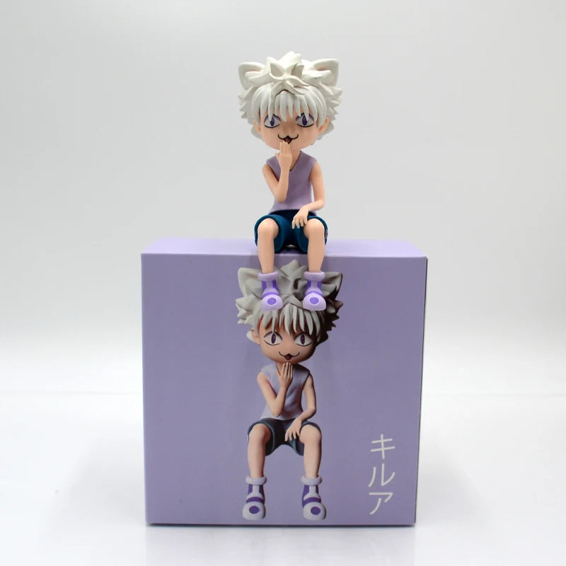 Figura Hunter x Hunter 13cm – Gon, Kurapika, Alluka e Chrollo | Colecionáveis Anime em PVC para Presente ou Decoração