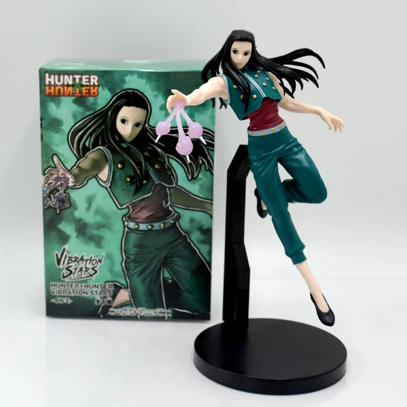 Figura Hunter x Hunter 13cm – Gon, Kurapika, Alluka e Chrollo | Colecionáveis Anime em PVC para Presente ou Decoração