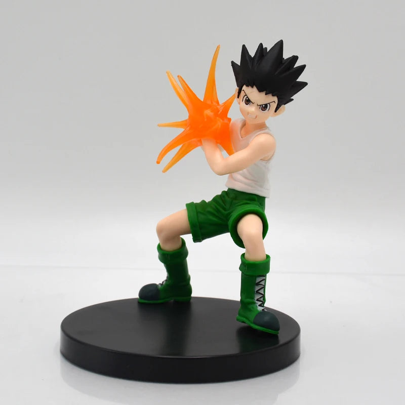 Figura Hunter x Hunter 13cm – Gon, Kurapika, Alluka e Chrollo | Colecionáveis Anime em PVC para Presente ou Decoração