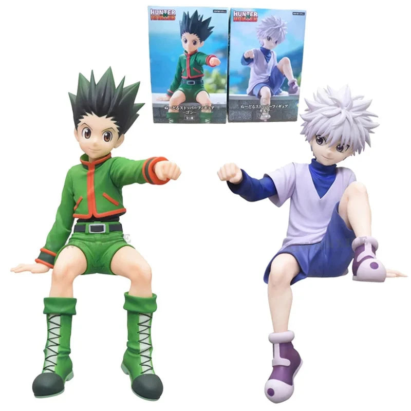 Figura Hunter x Hunter 13cm – Gon, Kurapika, Alluka e Chrollo | Colecionáveis Anime em PVC para Presente ou Decoração