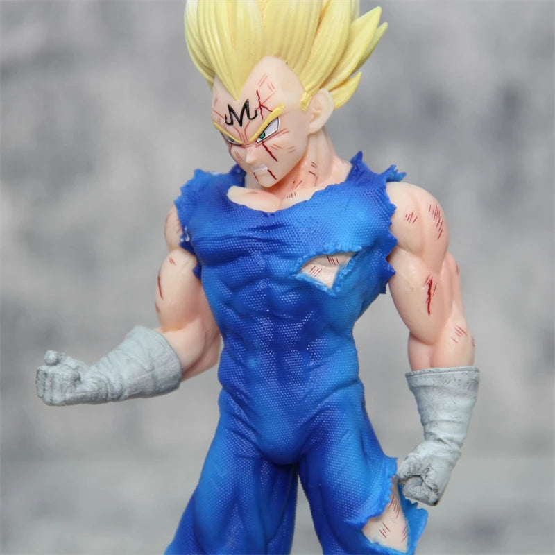 Figura Majin Vegeta Dragon Ball Z – 20cm | Colecionável PVC Super Saiyajin para Presentes e Decoração