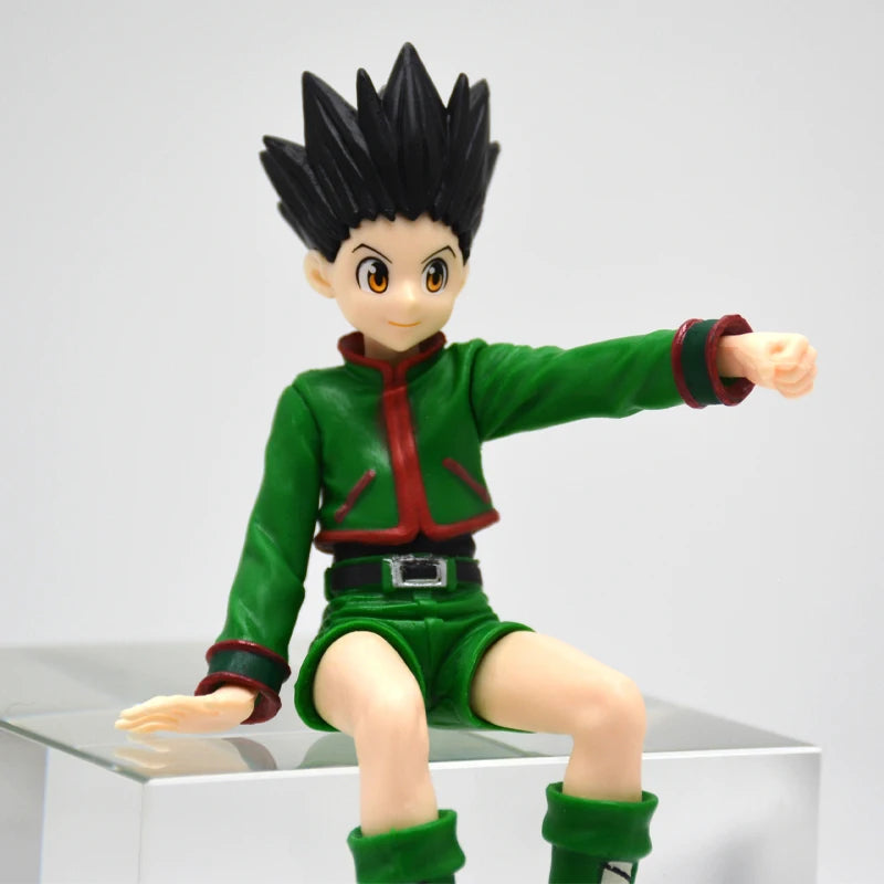 Figura Hunter x Hunter 13cm – Gon, Kurapika, Alluka e Chrollo | Colecionáveis Anime em PVC para Presente ou Decoração