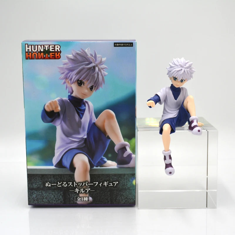Figura Hunter x Hunter 13cm – Gon, Kurapika, Alluka e Chrollo | Colecionáveis Anime em PVC para Presente ou Decoração