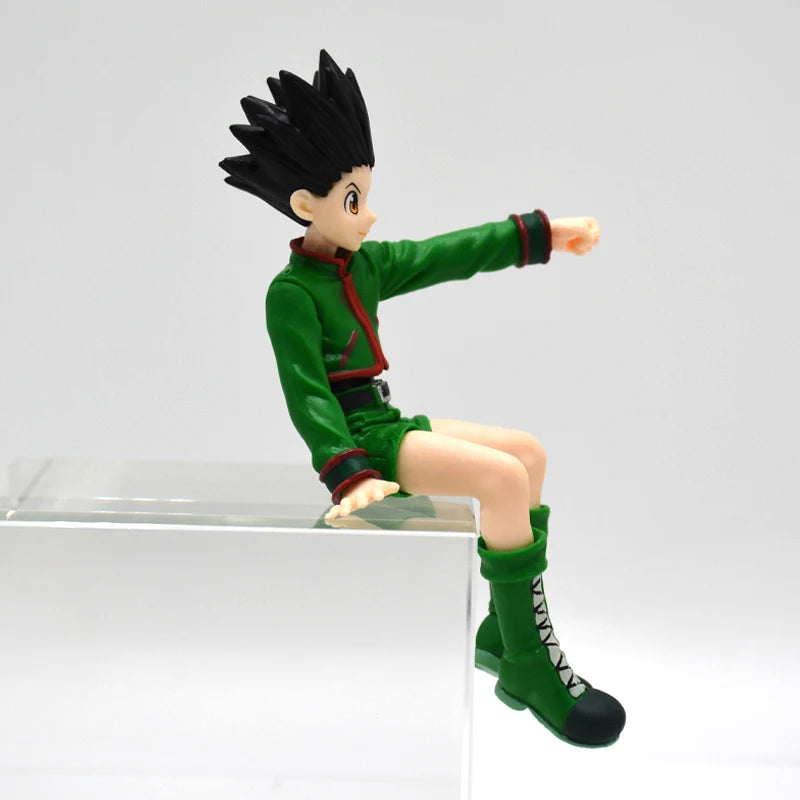 Figura Hunter x Hunter 13cm – Gon, Kurapika, Alluka e Chrollo | Colecionáveis Anime em PVC para Presente ou Decoração