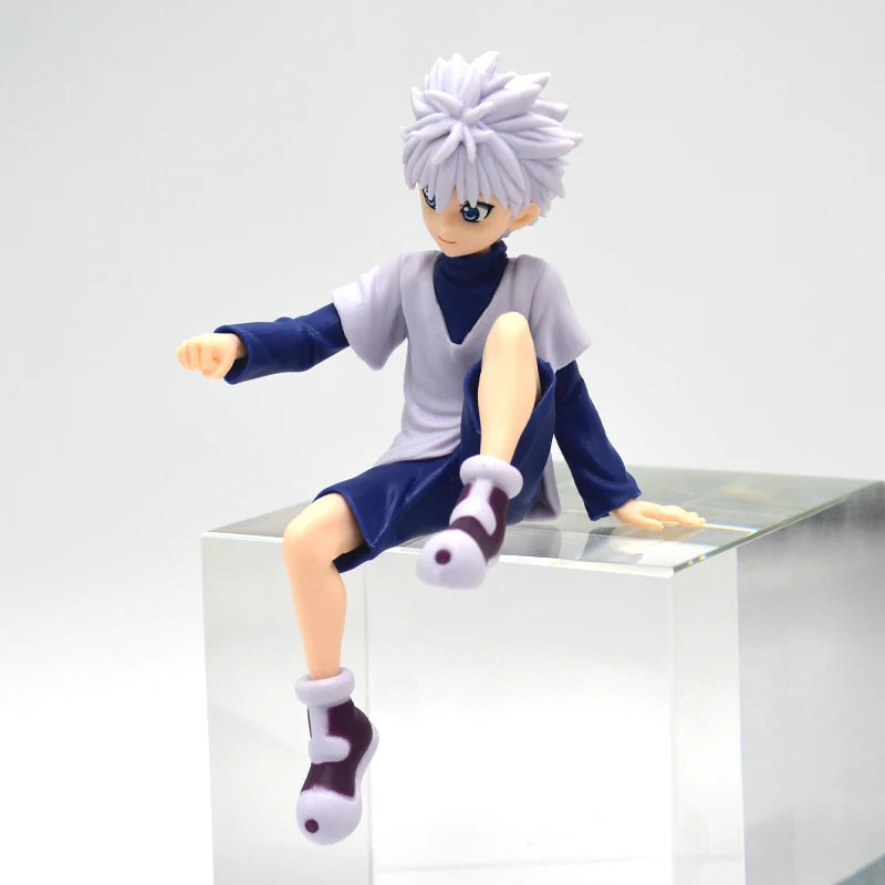 Figura Hunter x Hunter 13cm – Gon, Kurapika, Alluka e Chrollo | Colecionáveis Anime em PVC para Presente ou Decoração