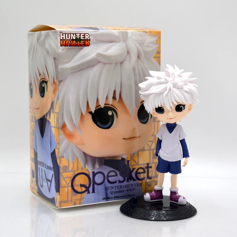 Figura Hunter x Hunter 13cm – Gon, Kurapika, Alluka e Chrollo | Colecionáveis Anime em PVC para Presente ou Decoração