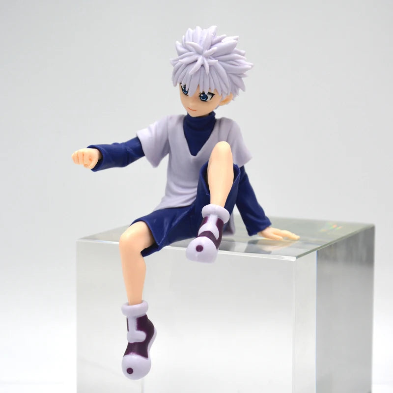 Figura Hunter x Hunter 13cm – Gon, Kurapika, Alluka e Chrollo | Colecionáveis Anime em PVC para Presente ou Decoração