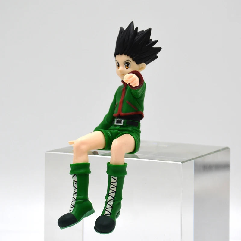 Figura Hunter x Hunter 13cm – Gon, Kurapika, Alluka e Chrollo | Colecionáveis Anime em PVC para Presente ou Decoração
