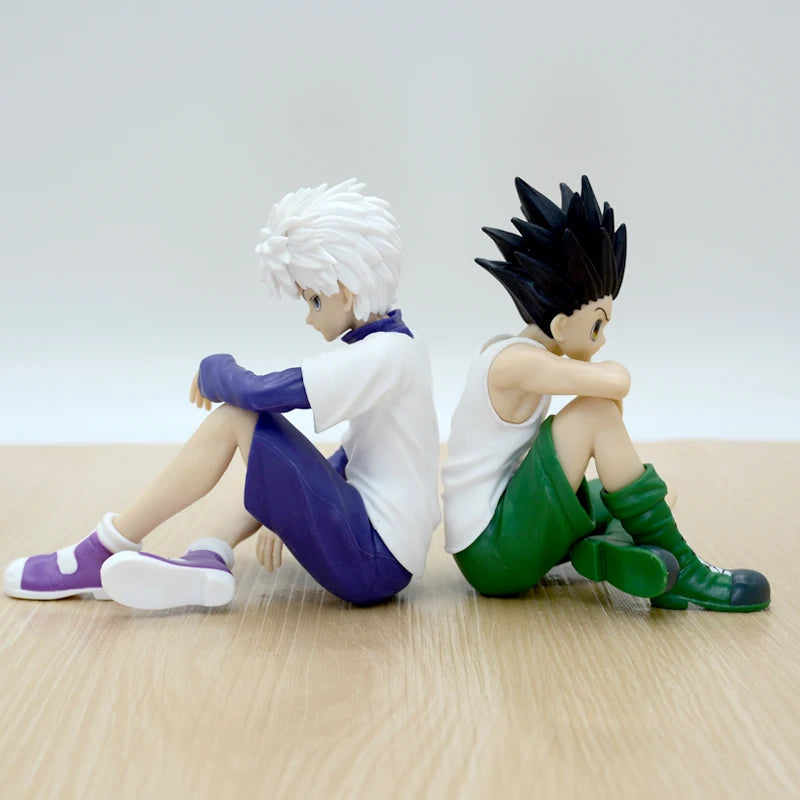 Figura Hunter x Hunter 13cm – Gon, Kurapika, Alluka e Chrollo | Colecionáveis Anime em PVC para Presente ou Decoração