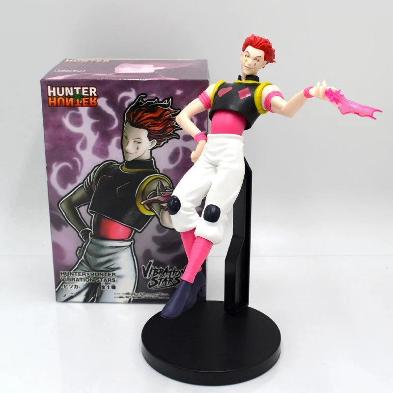 Figura Hunter x Hunter 13cm – Gon, Kurapika, Alluka e Chrollo | Colecionáveis Anime em PVC para Presente ou Decoração