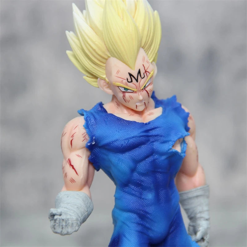 Figura Majin Vegeta Dragon Ball Z – 20cm | Colecionável PVC Super Saiyajin para Presentes e Decoração