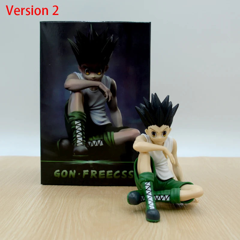 Figura Hunter x Hunter 13cm – Gon, Kurapika, Alluka e Chrollo | Colecionáveis Anime em PVC para Presente ou Decoração