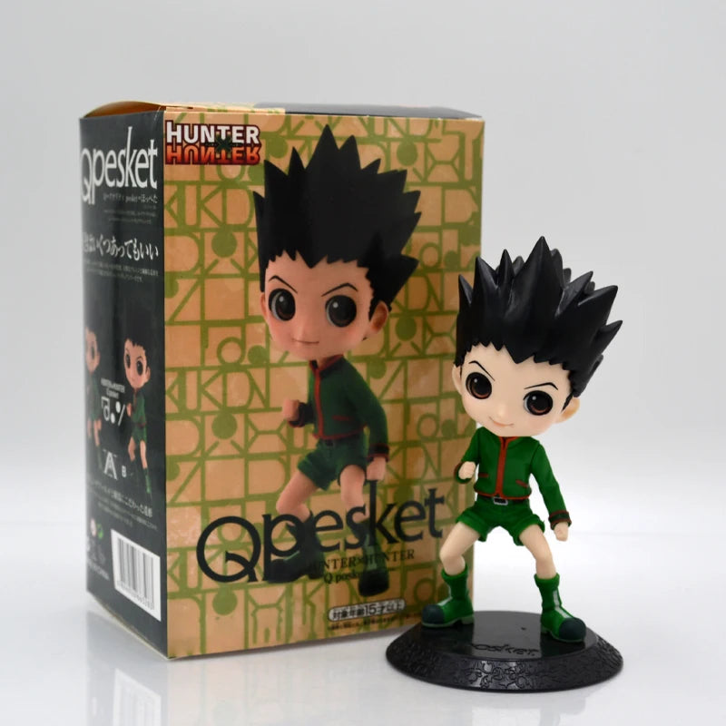 Figura Hunter x Hunter 13cm – Gon, Kurapika, Alluka e Chrollo | Colecionáveis Anime em PVC para Presente ou Decoração