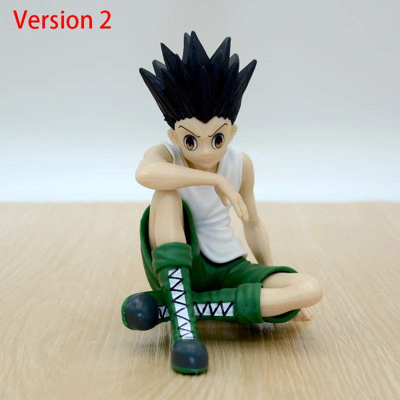 Figura Hunter x Hunter 13cm – Gon, Kurapika, Alluka e Chrollo | Colecionáveis Anime em PVC para Presente ou Decoração