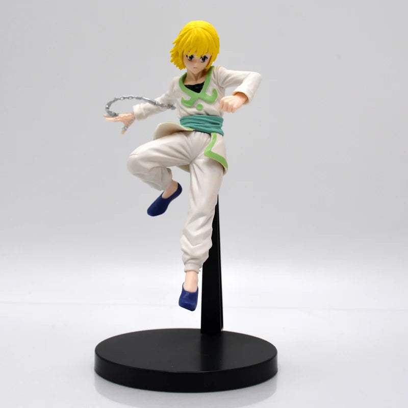 Figura Hunter x Hunter 13cm – Gon, Kurapika, Alluka e Chrollo | Colecionáveis Anime em PVC para Presente ou Decoração